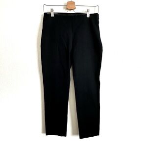 A New Day Black Ponte Straight Leg Pants Size 6
